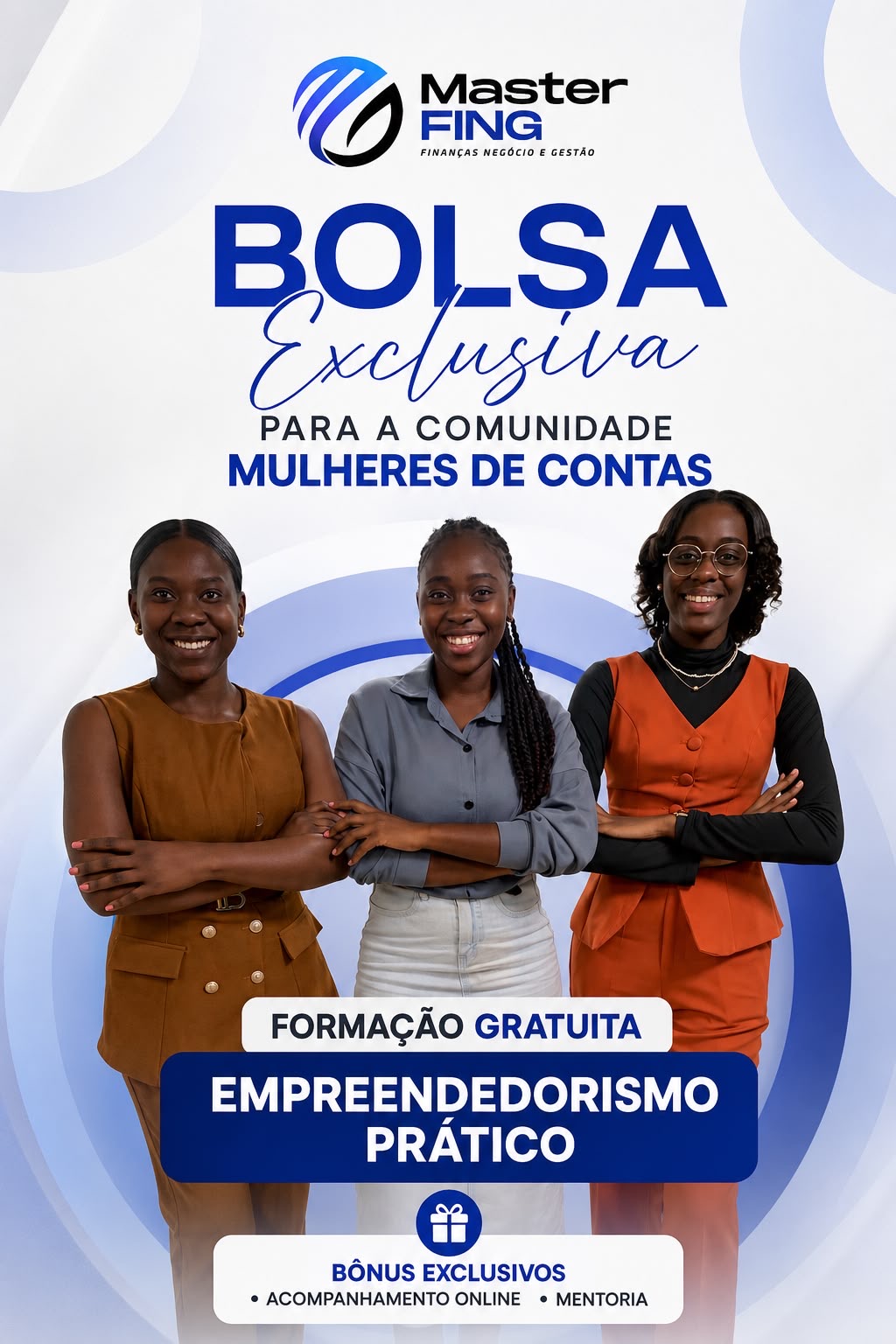 BOLSAS EXCLUSIVAS PARA ASSOCIADAS DA COMUNIDADE MULHERES DE CONTAS